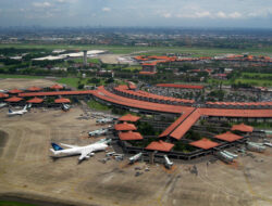 Soekarno-Hatta Airport aerial view Bandara Soekarno Hatta