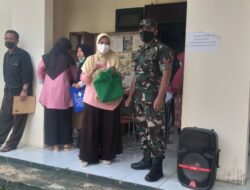 Babinsa cibadak pantau bantuan babinsa cibadah pantau bantuan