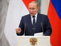 Vladimir Putin Resmikan Empat Wilayah Ukraina Gabung ke Rusia Hari Ini