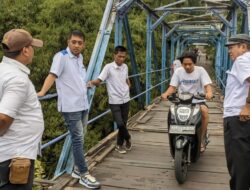 Perbaikan jembatan Ledeng di Bogor