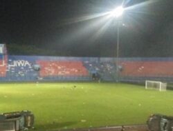 Lapangan Kanjuruhan dimana kerusuhan suporter berlangsung kemarin.