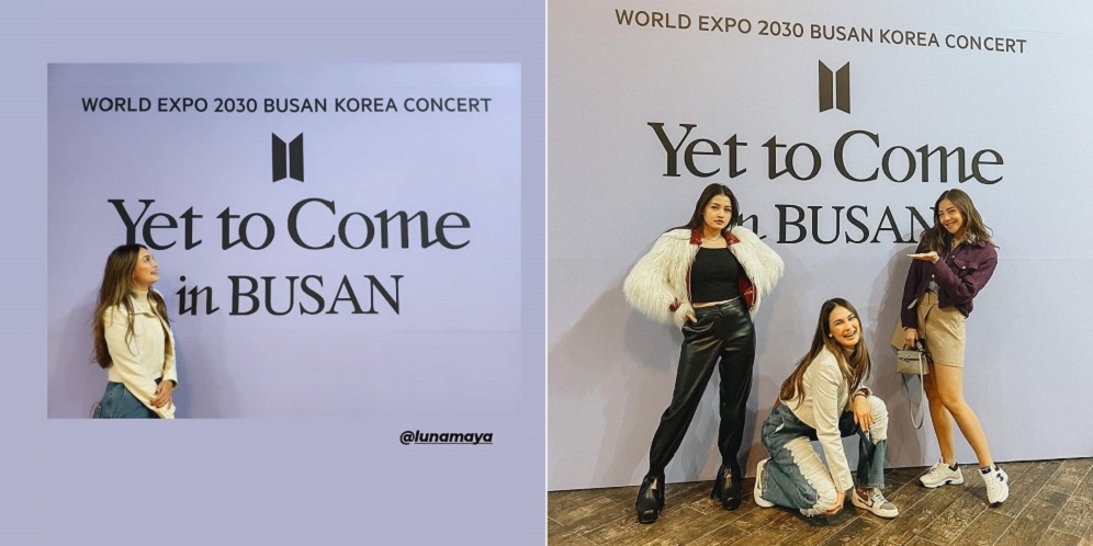 luna maya di busan