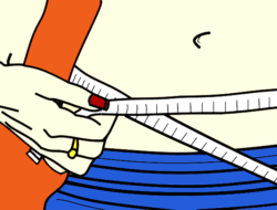 Ilutrasi menjaga berat badan untuk cegah stretch mark (foto: Pixabay)