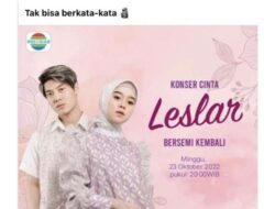 Poster konser Lesti billar ramai di medsos