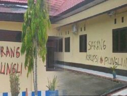 tulisan di polres luwu