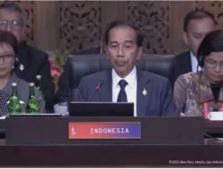 Tangkapan layar pidato Presiden Jokowi saat membuka KTT G20. (Istimewa) Tangkapan layar pidato Presiden Jokowi saat membuka KTT G20. (Istimewa)