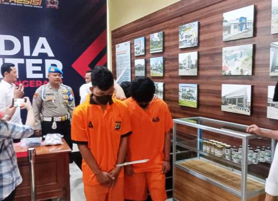 Polisi tangkap pelaku aksi tawuran yang menyebabkan korban luka serius. (Foto: Istimewa)