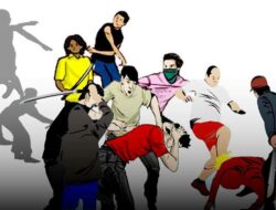 ilustrasi bentrokan pecah di kawasan modernland. (istimewa)