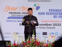 Wali Kota Depok Mohammad Idris saat memperingati HKN. (Foto: Istimewa)
