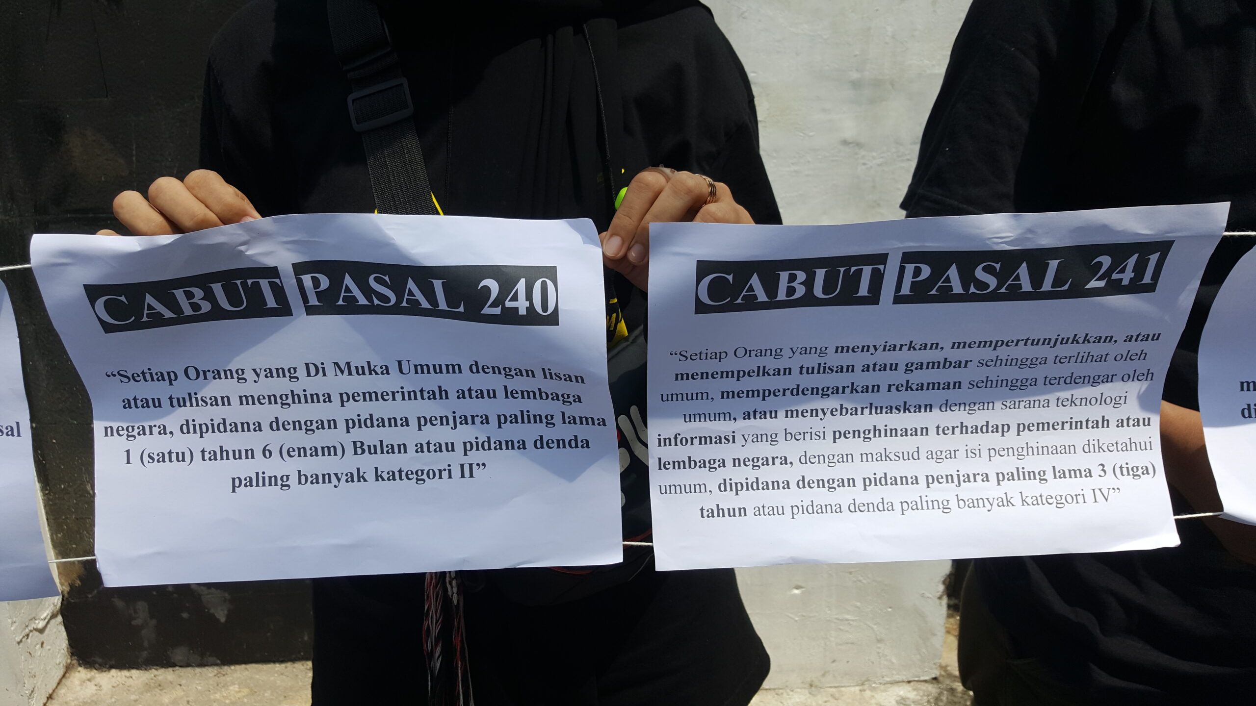 Aliansi Jurnalis Independen (AJI) menggelar aksi secara offline dan online di berbagai kota pada Minggu-Senin (4-5 Desember 2022). (istimewa)