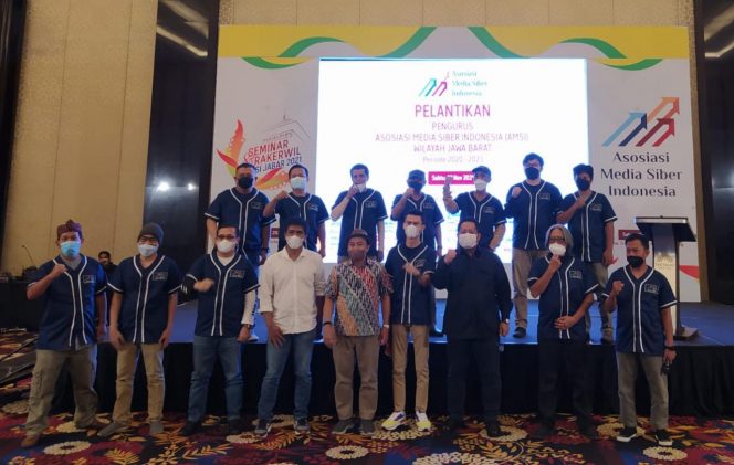 Pengurus AMSI Jawa Barat periode 2020-2023 dilantik. (Bogordaily.net)
