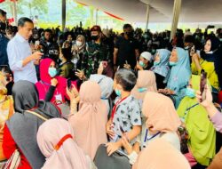 Presiden berikan bantuan ke korban gempa Cianjur (Aulia/indonesiadaily.net)