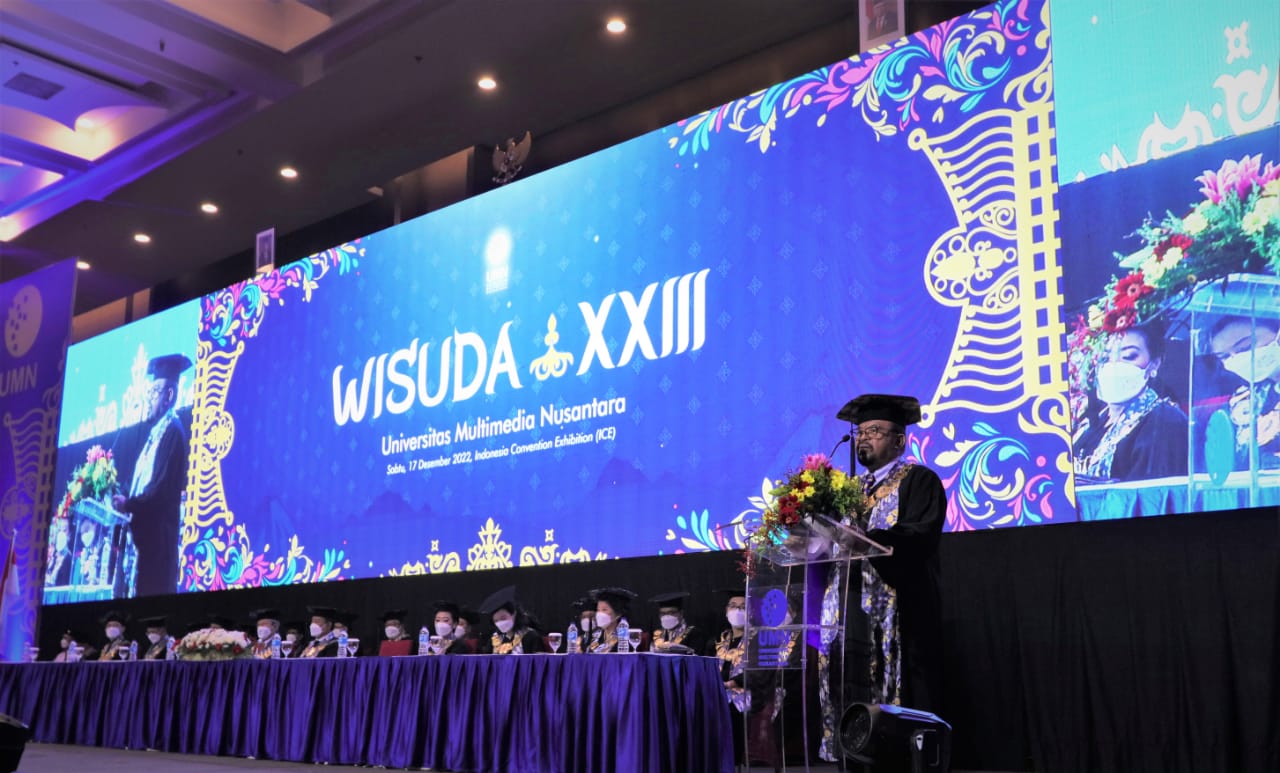Wisuda 1.130 Mahasiswa UMN. (Istimewa)