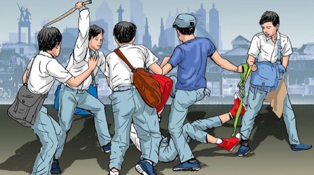 Ilustrasi tawuran di Tangerang. (Istimewa)