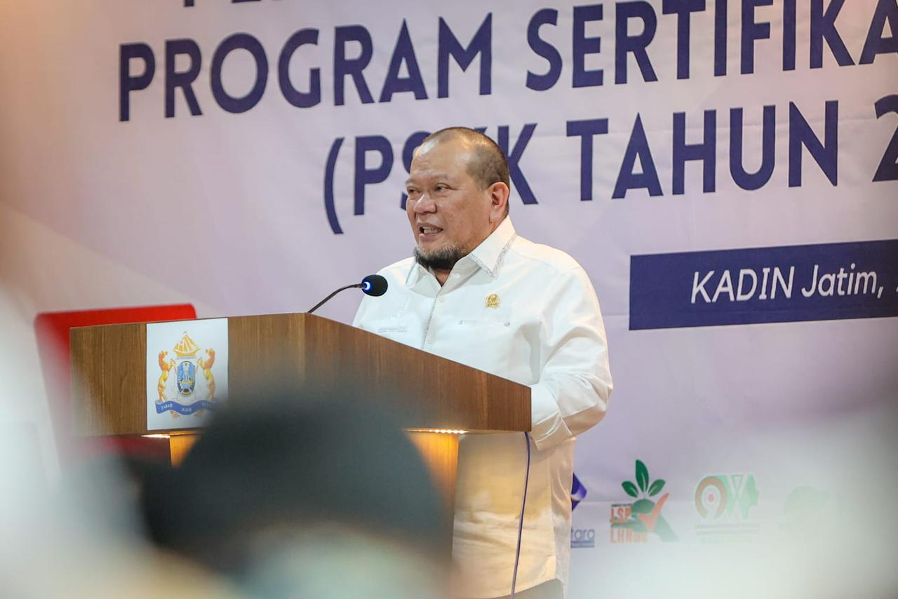 LaNyalla berbicara soal energi terbarukan. (Istimewa)