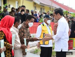 Presiden Joko Widodo meninjau dan meresmikan hunian tetap (huntap). (Istimewa) Presiden Joko Widodo meninjau dan meresmikan hunian tetap (huntap). (Istimewa)