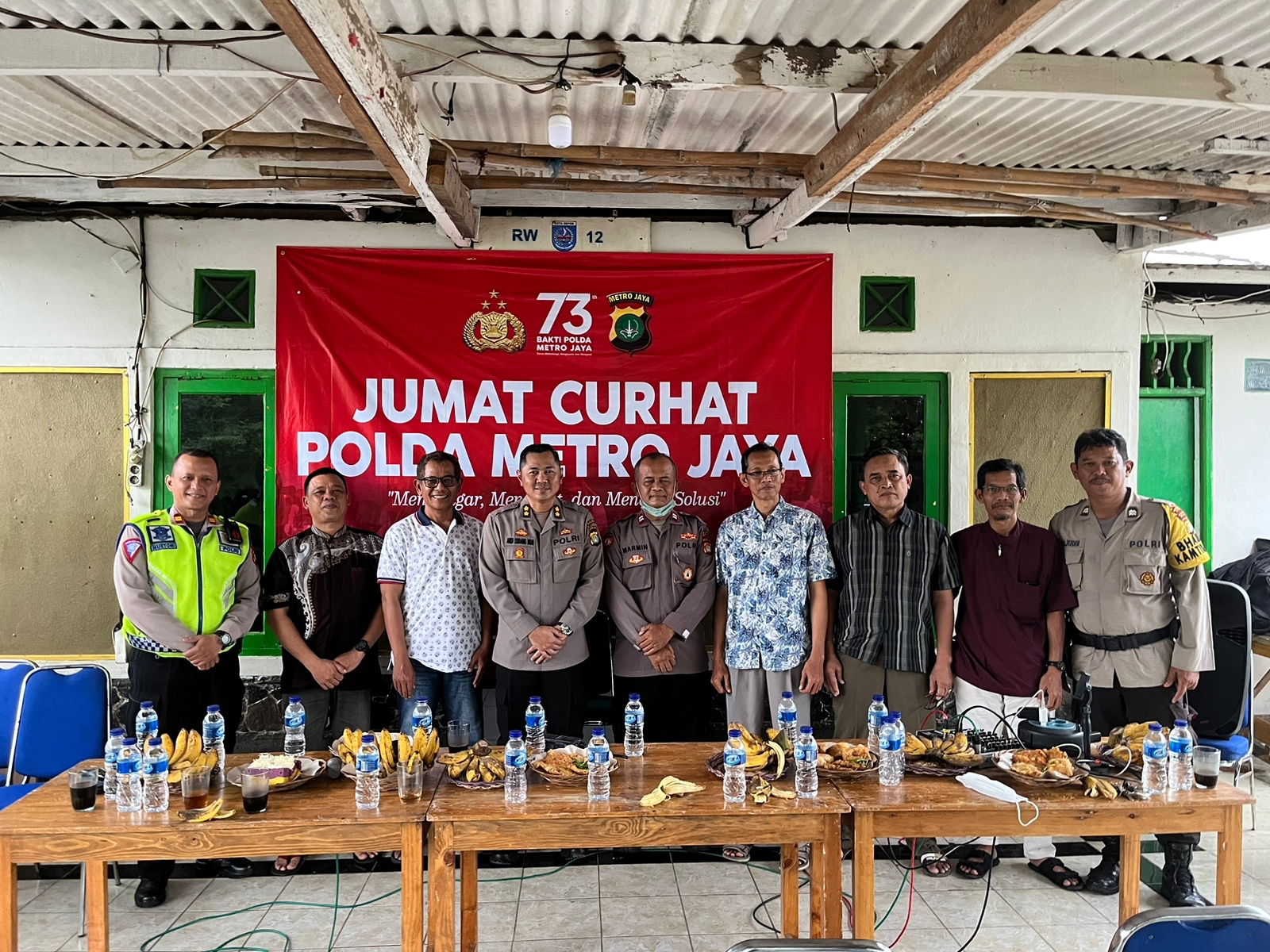 Ditresnarkoba Polda Metro Jaya saat menyambangi Depok. (Istimewa)