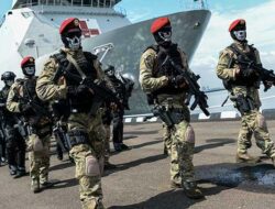 Latihan bersama TNI AL