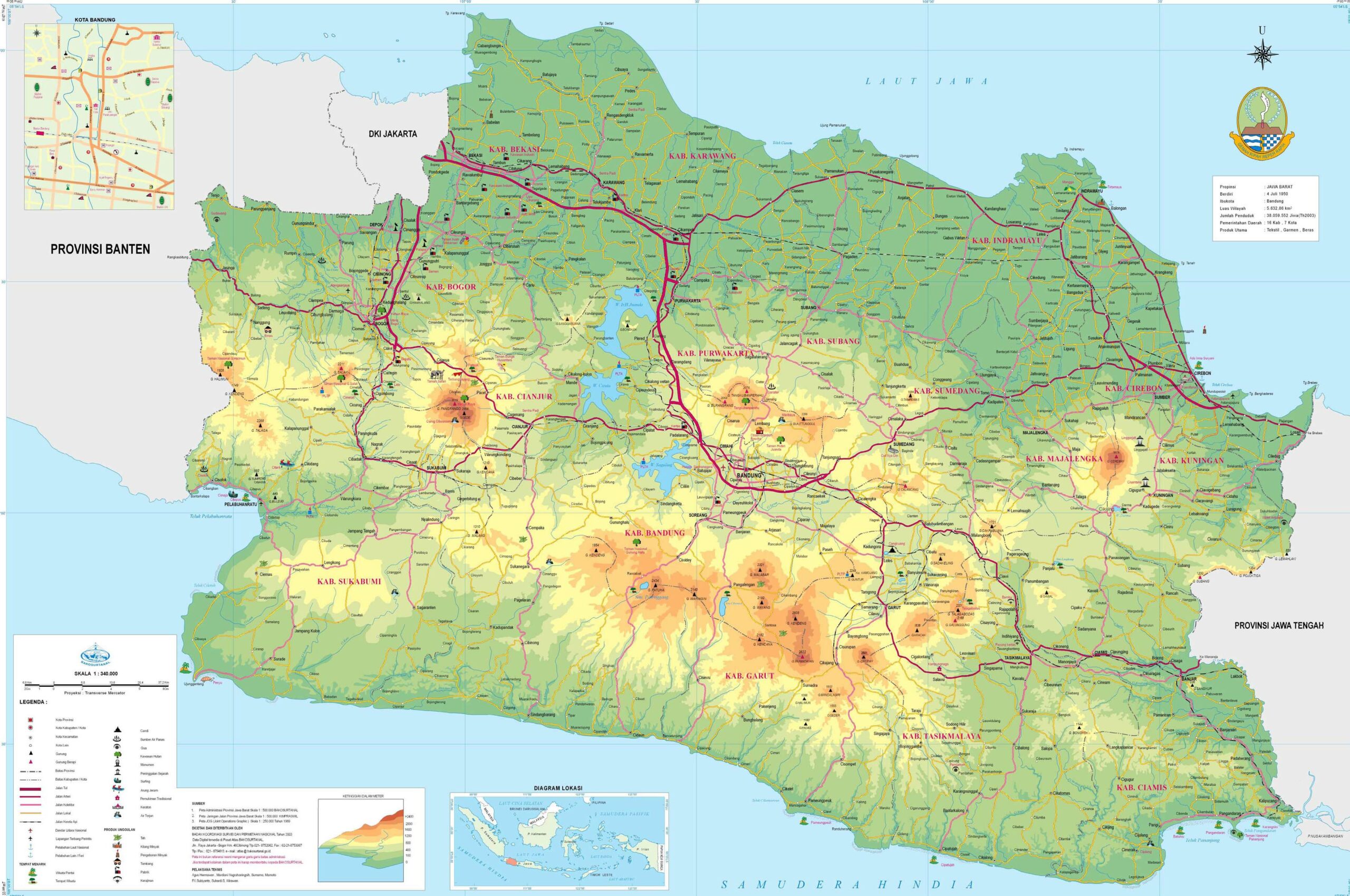 Provinsi jawa barat terbanyak