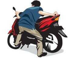 Motor dicuri (ilustrasi)