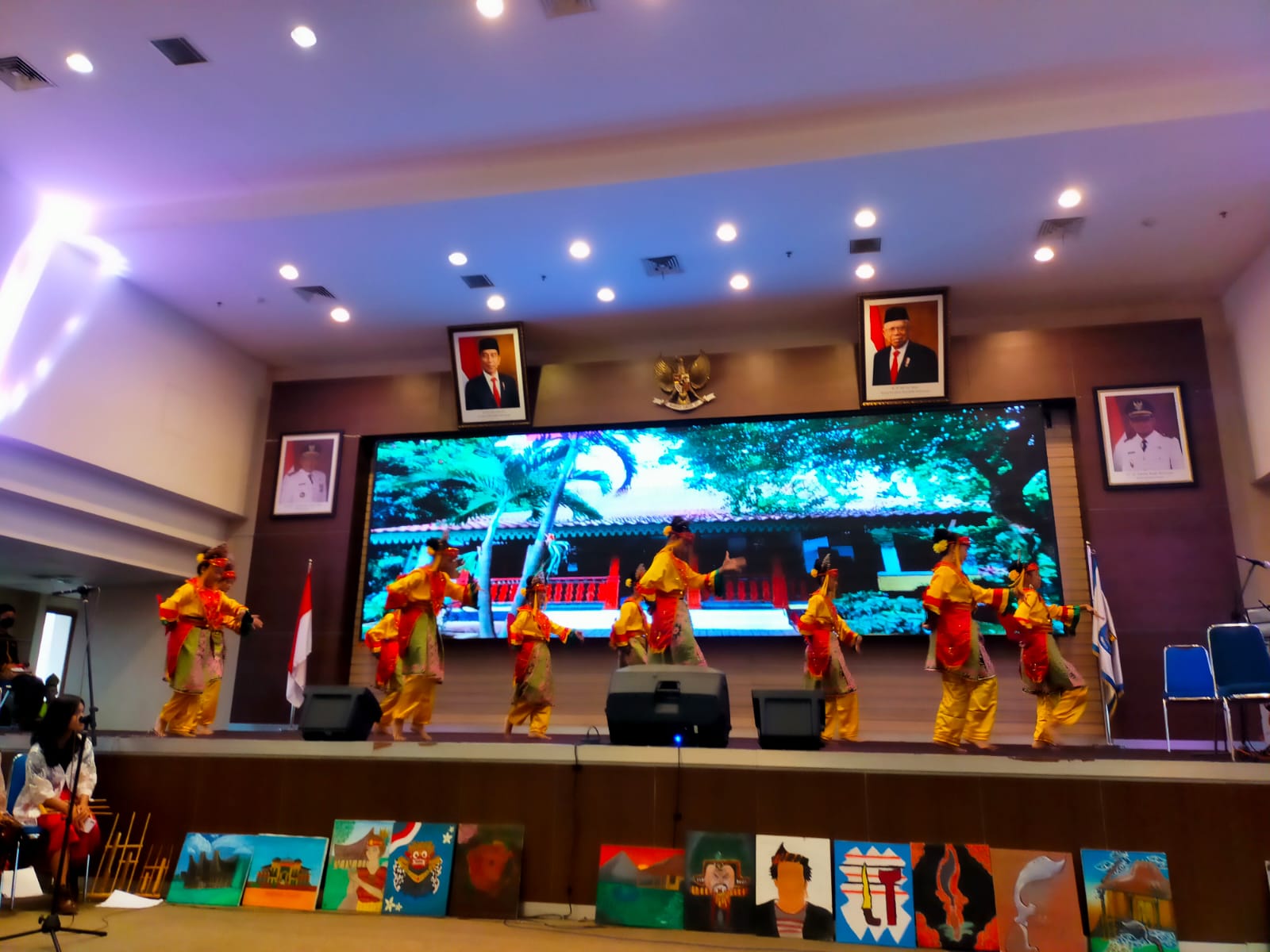pagelaran seni SMPN 1 Depok 1
