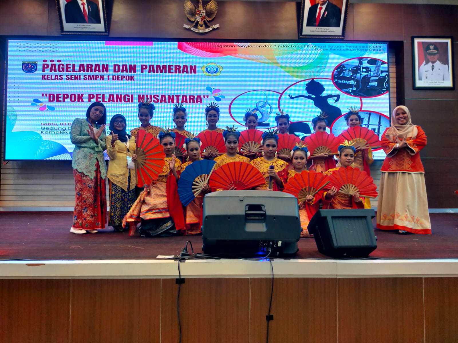 pagelaran seni SMPN 1 Depok 3