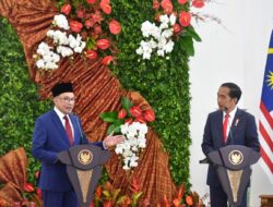 PM Malaysia Anwar Ibrahim dan Presiden Joko Widodo di Istana Negara Bogor (Aulia/indonesiadaily.net)