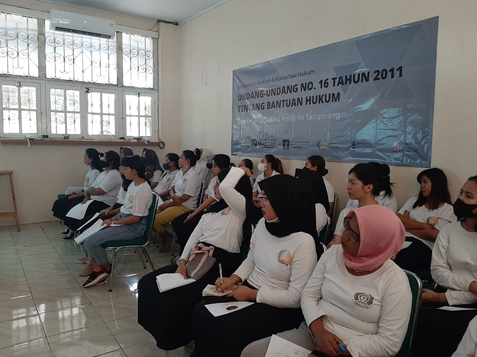 LBH memberikan penyuluhan di Lapas Tangerang.