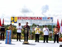 Presiden resmikan bendungan kuwil