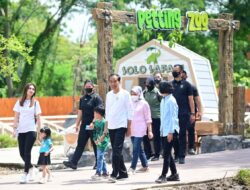 Presiden bersama cucu kunjungi solo safari (Aulia/indonesiadaily.net)