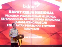 Presiden Joko Widodo secara resmi membuka Rapat Kerja Nasional (Rakernas) Program Pembangunan Keluarga, Kependudukan, dan Keluarga Berencana (Banggakencana)