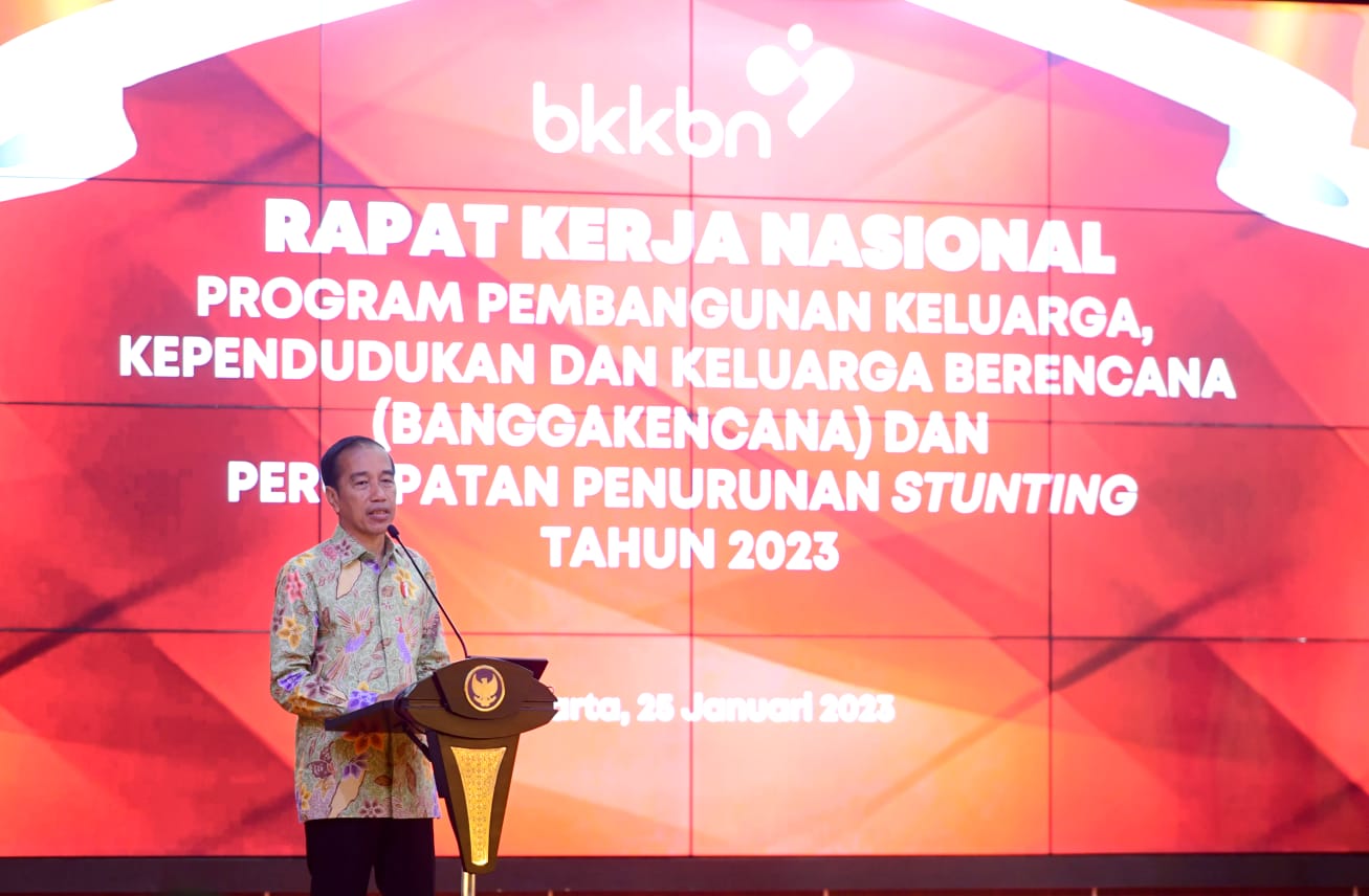 Presiden Joko Widodo secara resmi membuka Rapat Kerja Nasional (Rakernas) Program Pembangunan Keluarga, Kependudukan, dan Keluarga Berencana (Banggakencana)