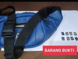 Barang bukti maling HP di tangerang (Ihya/indonesiadaily.net)