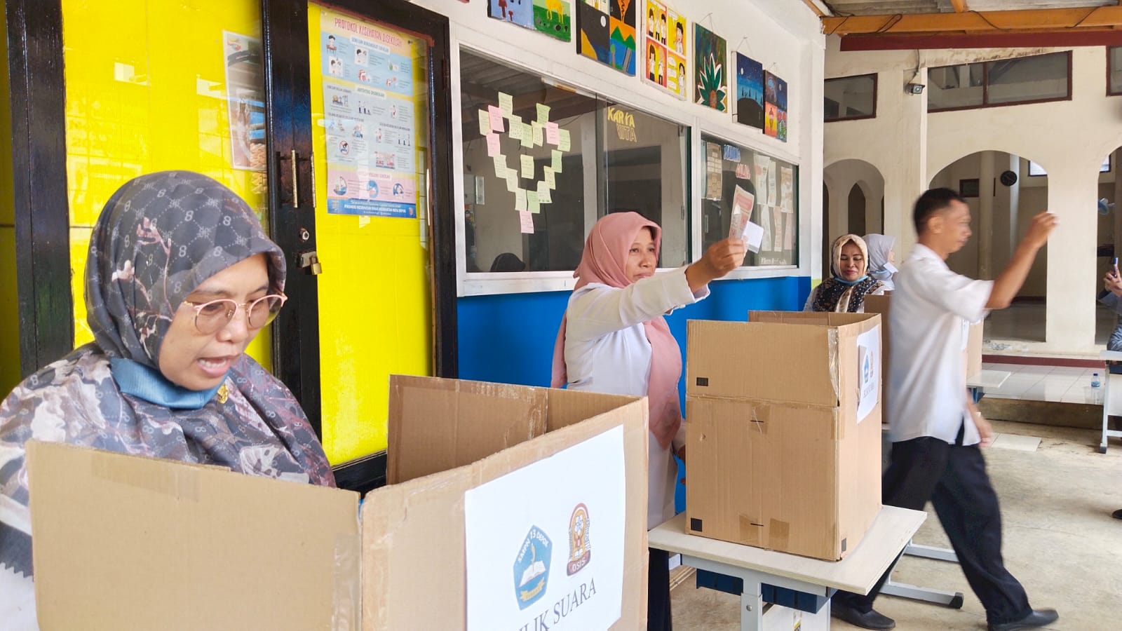 Pemilihan OSIS SMPN 13 Depok