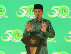 Presiden Jokowi saat hadiri Harlah ke-50 PPP