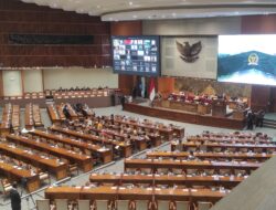 DPR RI melaksanakan rapat paripurna ke 19 masa sidang ke 4 tahun 2022-2023 di Gedung Parlemen Senayan, Selasa (21/3/2023). (Aulia Syahramadhan/Indonesiadaily.net)