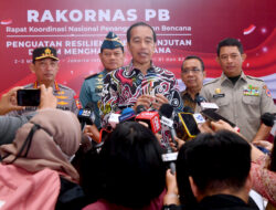 Presiden Jokowi rakor potensi bencana