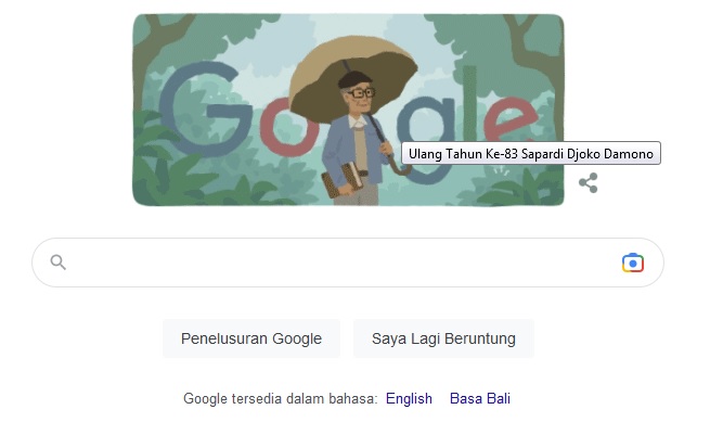 Google Doodle SDD. (Istimewa/ Indonesiadaily.net)
