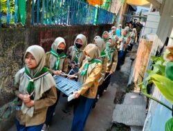 Meriah, Siswa TK, SD, dan SMP Muhammadiyah Cisalak Tarhib Ramadan