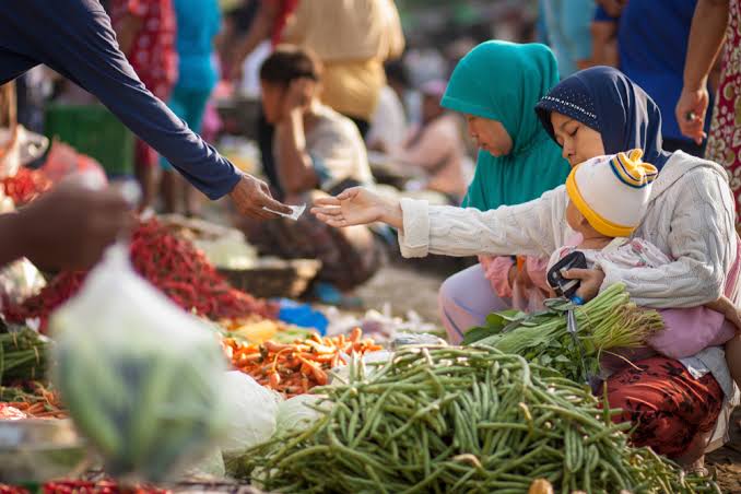 Harga bahan pokok di Pasar Tangsel Naik Foto: Istimewa