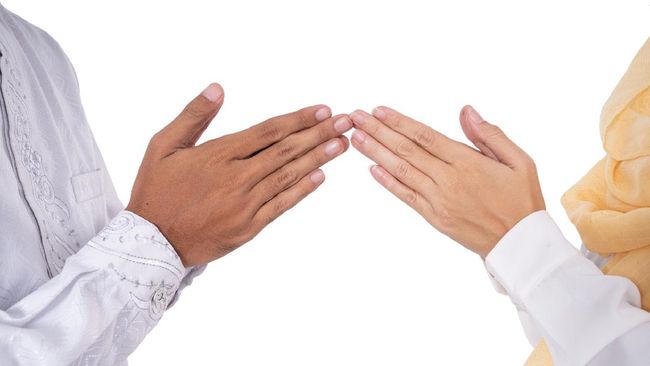 Umat Muslim salam idul fitri