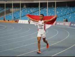 Atlet asal Kota Depok, Jawa Barat Rikki Martin Simbolon berhasil meriah mendali emas di SEA Games 2023 Kamboja. (Istimewa/Indonesiadaily.net)