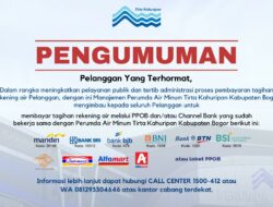 Tirta kahuripan pengumuman pembayaran