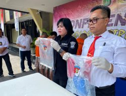Konferensi pers kasus tahanan Rudapaksa tewas di Depok.(M.Yadi/indonesiadaily.net)