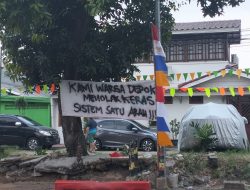 Warga Depok Jaya menolak penerapan SSA di Jalan Nusantara. (M Yadi/Indonesiadaily.net)