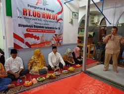 Tasyakuran HUT Kemerdekaan RI di RT Sultan Depok