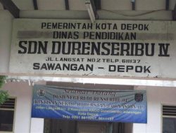 Tampak depan gedung SDN Duren seribu Kota Depok.(istimewa/Indonesiadaily.net)
