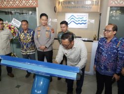 peresmian command center perumda air minum tirta kahuripan