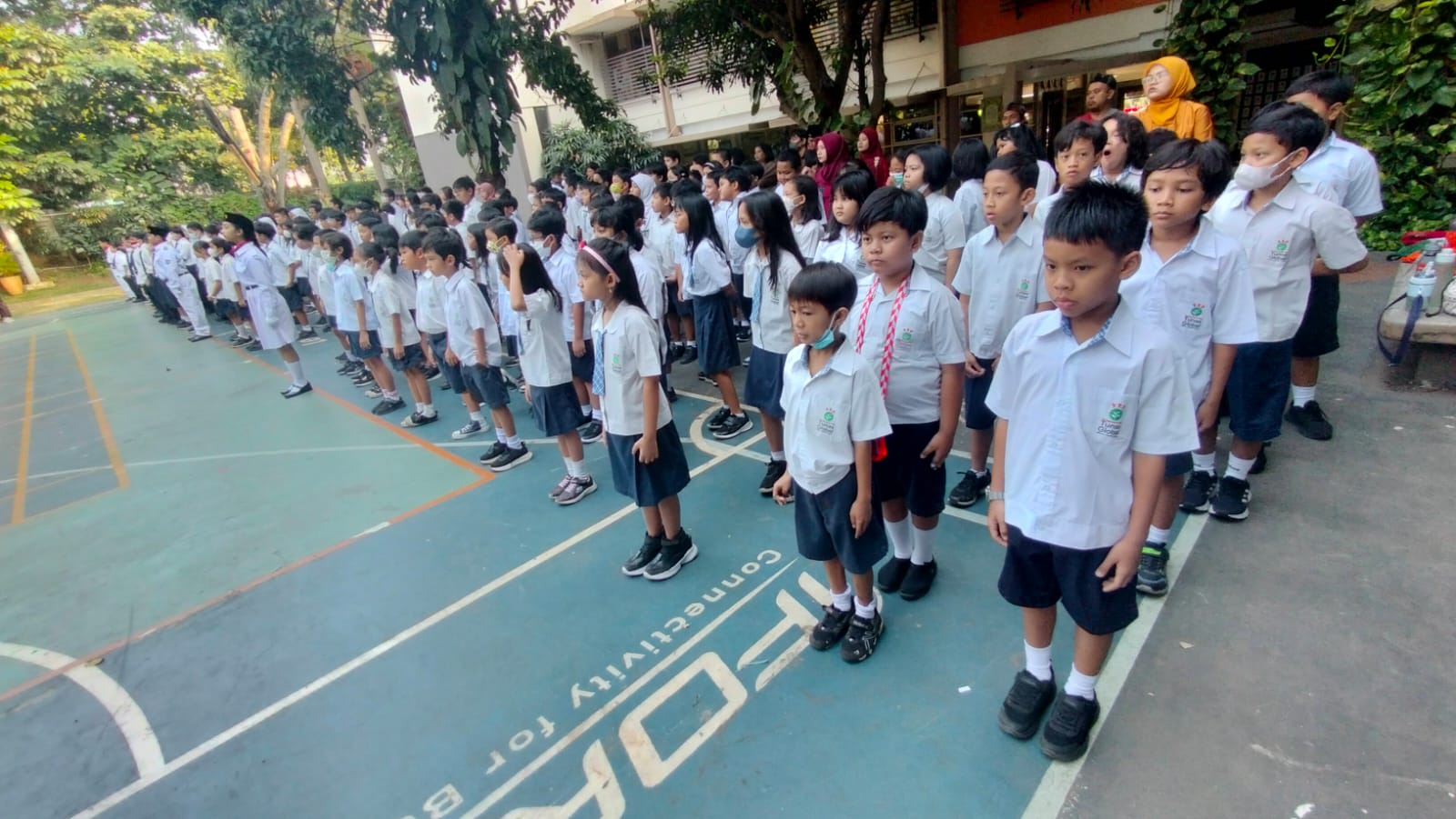 upacara kemerdekaan sekolah tunas global 5