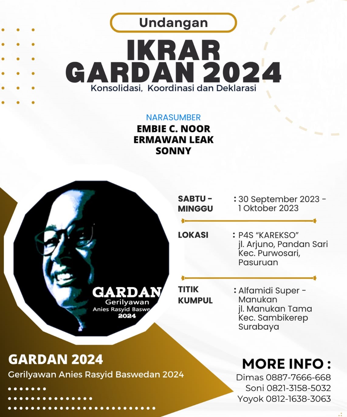 gardan deklarasi di pasuruan
